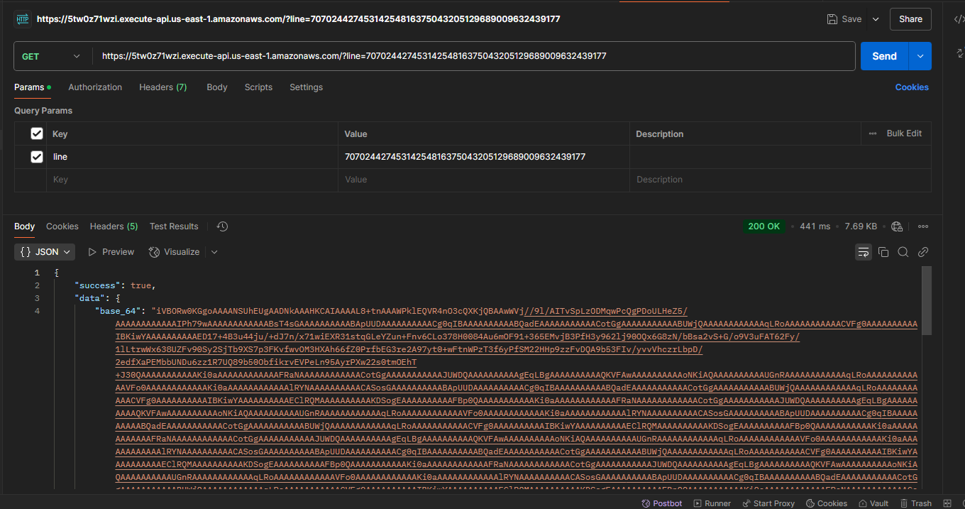 Gerador de código de barras em Lambda